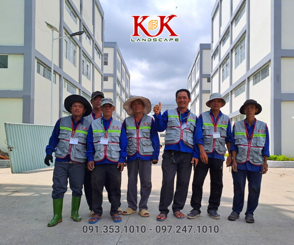 THIẾT KẾ VÀ THI CÔNG CẢNH QUAN NHÀ MÁY, KHU CÔNG NGHIỆP – GIẢI PHÁP XANH TOÀN DIỆN TỪ KK LANDSCAPE