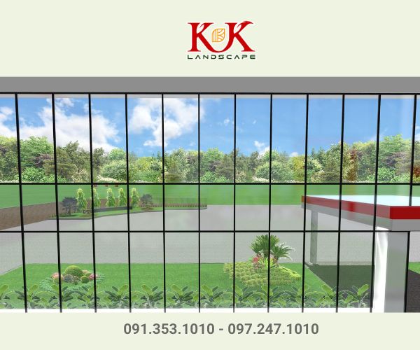 THIẾT KẾ TIỂU CẢNH NHÀ MÁY SẢN XUẤT BAO BÌ – KHU CÔNG NGHIỆP TÂN BÌNH