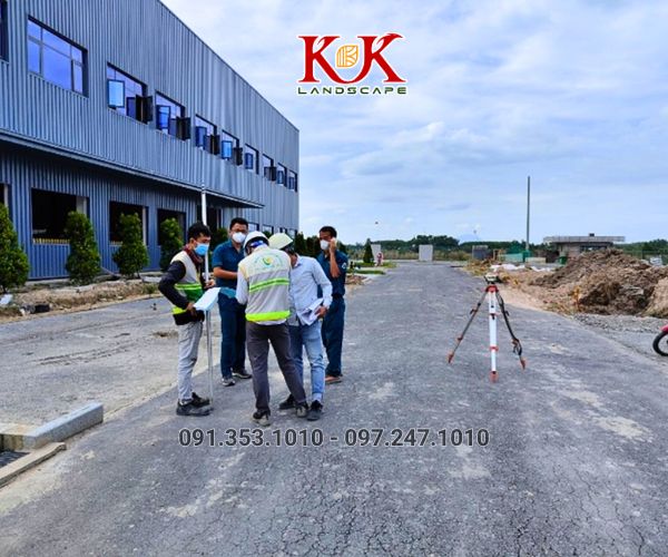 Thi công cảnh quan nhà máy