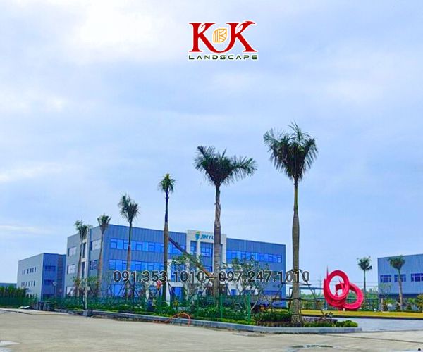 QUY TRÌNH TRIỂN KHAI THI CÔNG CẢNH QUAN NHÀ MÁY