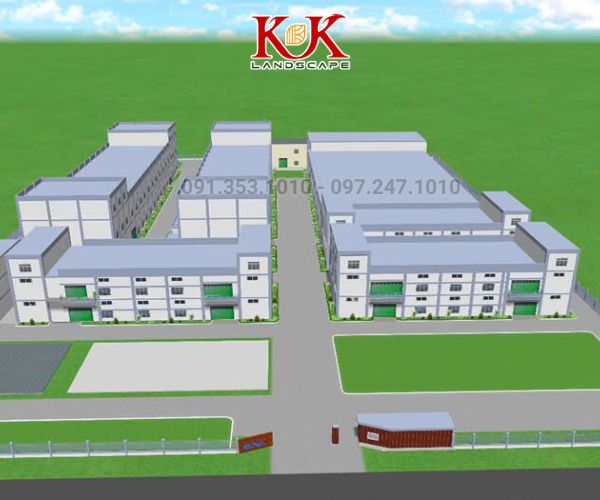 DỰ ÁN CẢNH QUAN NHÀ MÁY NGŨ KIM HUNG HING HONGKONG – LONG AN