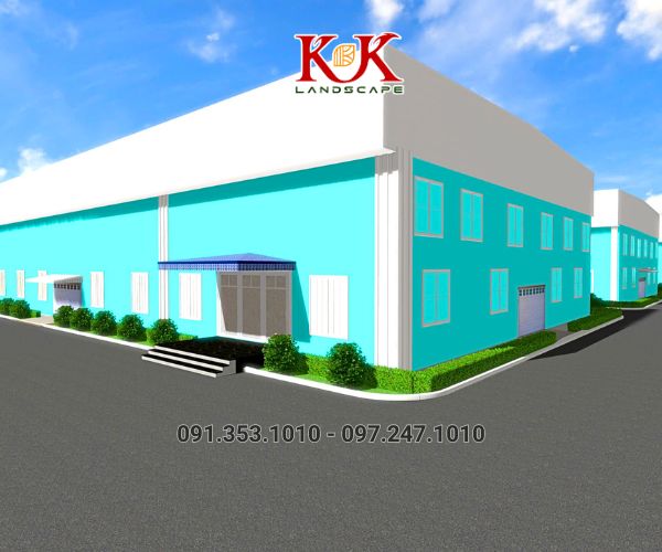 THIẾT KẾ CẢNH QUAN NHÀ MÁY VICOME – KHU CÔNG NGHIỆP THÀNH THÀNH CÔNG, TÂY NINH