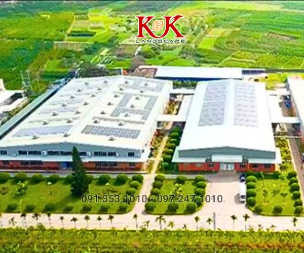 THIẾT KẾ CẢNH QUAN CÂY XANH CHO NHÀ MÁY THEO TIÊU CHUẨN LEED