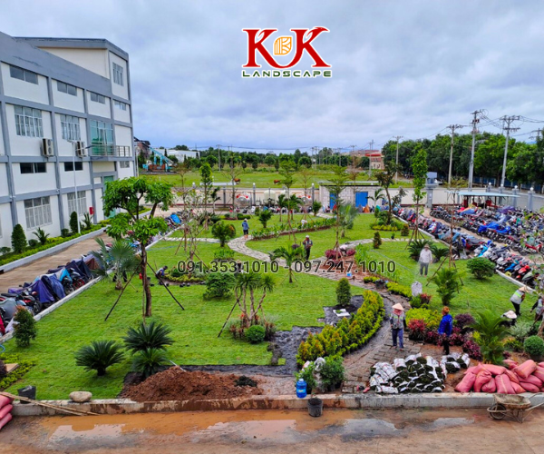 DỰ ÁN CẢNH QUAN NHÀ MÁY NGŨ KIM HUNG HING HONGKONG – LONG AN