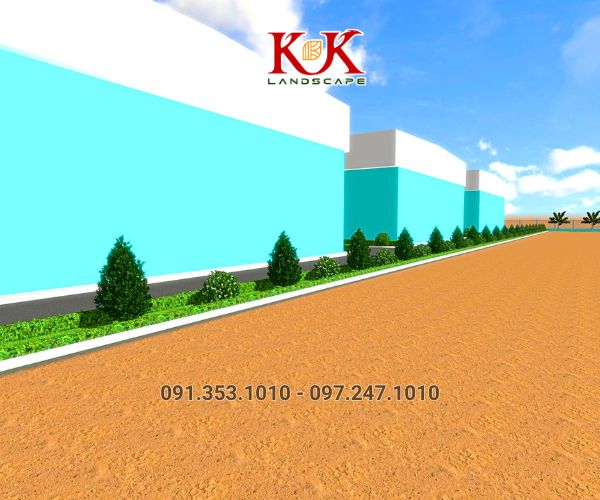 THIẾT KẾ CẢNH QUAN NHÀ MÁY VICOME – KHU CÔNG NGHIỆP THÀNH THÀNH CÔNG, TÂY NINH