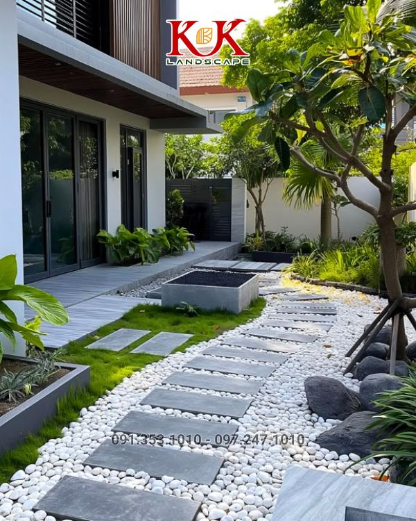 thiết kế sân vườn