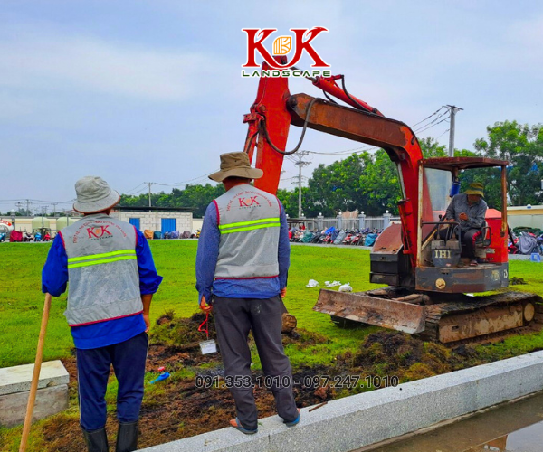 DỰ ÁN CẢNH QUAN NHÀ MÁY NGŨ KIM HUNG HING HONGKONG – LONG AN