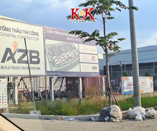 TRỒNG CỎ NHUNG NHẬT CHO NHÀ MÁY KINGFA VIỆT NAM – GIAI ĐOẠN 1