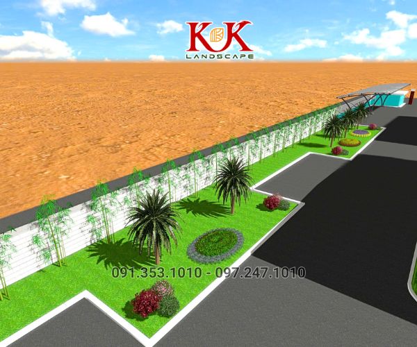 THIẾT KẾ CẢNH QUAN NHÀ MÁY VICOME – KHU CÔNG NGHIỆP THÀNH THÀNH CÔNG, TÂY NINH