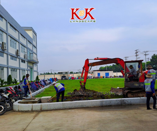 DỰ ÁN CẢNH QUAN NHÀ MÁY NGŨ KIM HUNG HING HONGKONG – LONG AN