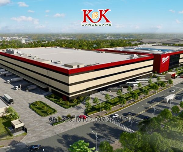 THIẾT KẾ CẢNH QUAN CÂY XANH CHO NHÀ MÁY THEO TIÊU CHUẨN LEED