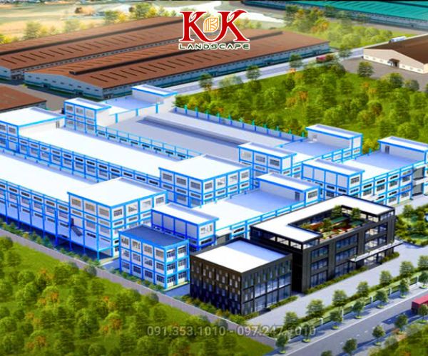 DỰ ÁN CẢNH QUAN NHÀ MÁY NGŨ KIM HUNG HING HONGKONG – LONG AN