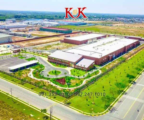 THIẾT KẾ CẢNH QUAN CÂY XANH CHO NHÀ MÁY THEO TIÊU CHUẨN LEED