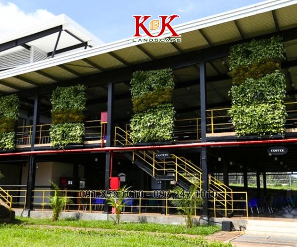 THIẾT KẾ CẢNH QUAN CÂY XANH CHO NHÀ MÁY THEO TIÊU CHUẨN LEED