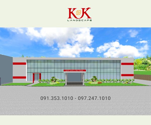 THIẾT KẾ TIỂU CẢNH NHÀ MÁY SẢN XUẤT BAO BÌ – KHU CÔNG NGHIỆP TÂN BÌNH