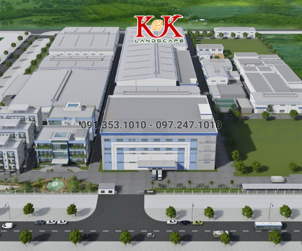 THI CÔNG CẢNH QUAN NHÀ MÁY TOP SPORTS TEXTILE VIỆT NAM – DỰ ÁN TIÊU BIỂU TẠI TÂY NINH