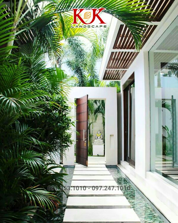 thi công sân vườn nhà phố