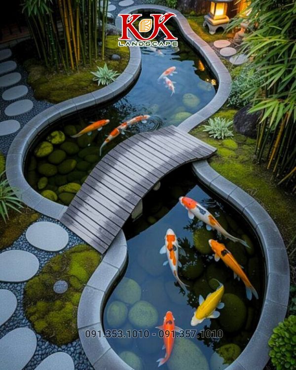 THIẾT KẾ VÀ THI CÔNG HỒ KOI – NGHỆ THUẬT KIẾN TẠO KHÔNG GIAN SỐNG ĐẲNG CẤP