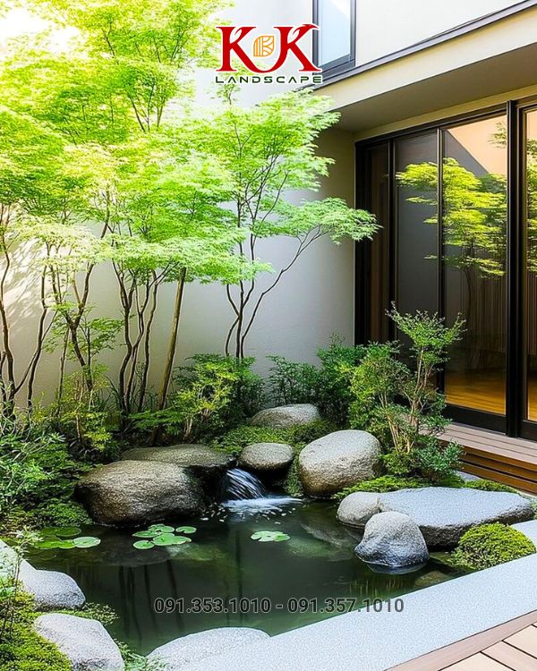 THIẾT KẾ VÀ THI CÔNG SÂN VƯỜN NHÀ PHỐ – BIẾN MỌI KHOẢNG NHỎ THÀNH KHÔNG GIAN SỐNG XANH