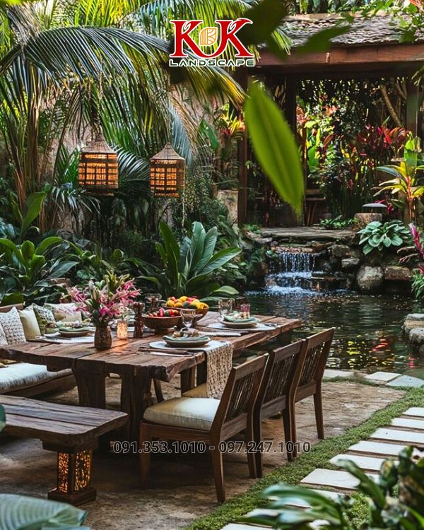 THIẾT KẾ VÀ THI CÔNG SÂN VƯỜN NHÀ HÀNG KHÁCH SẠN – TẠO NÊN GIÁ TRỊ THƯƠNG HIỆU