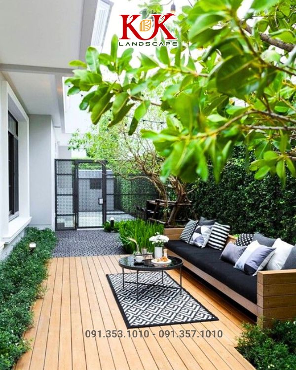 THIẾT KẾ VÀ THI CÔNG SÂN VƯỜN NHÀ PHỐ – BIẾN MỌI KHOẢNG NHỎ THÀNH KHÔNG GIAN SỐNG XANH
